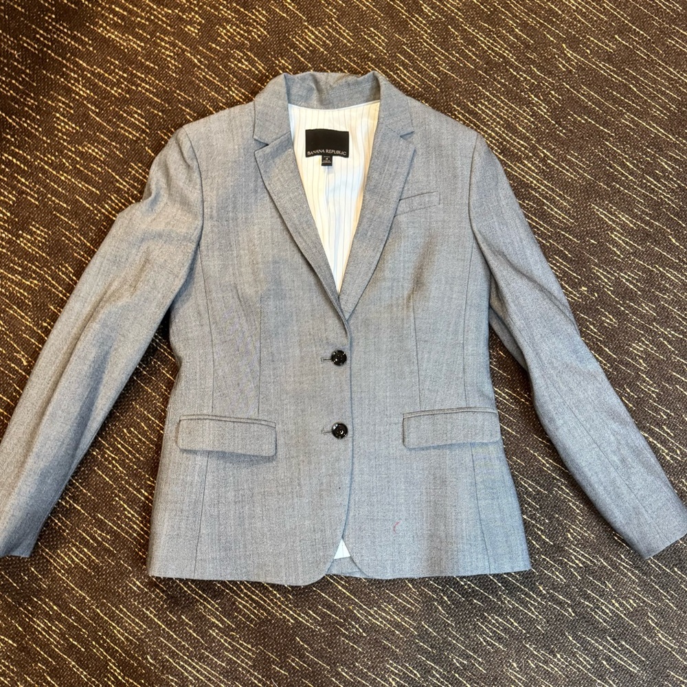 Banana Republic Women's Gray Blazer